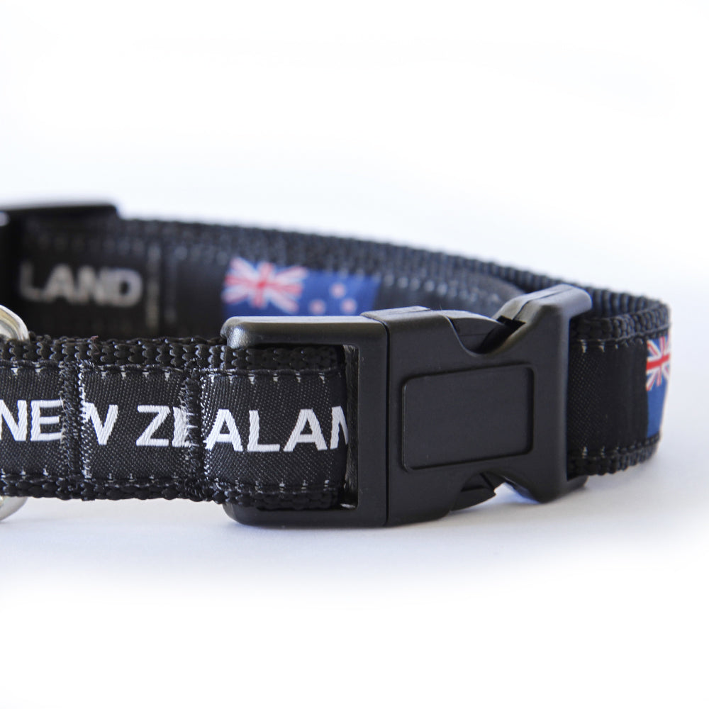 New Zealand Flag Dog Collar - Patriotic Kiwi Dog Collar